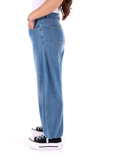 Jeans balloon Miss Love in denim stonewash da donna casual