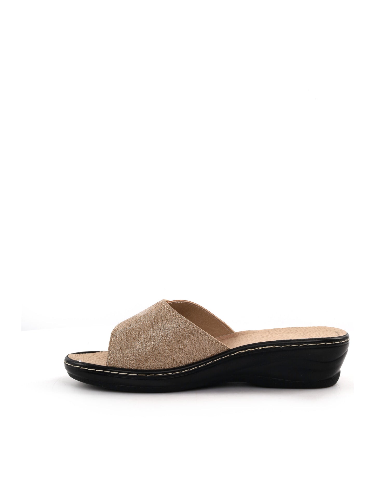 Ciabatte donna Tiglio Artisan in pelle beige con plantare estraibile