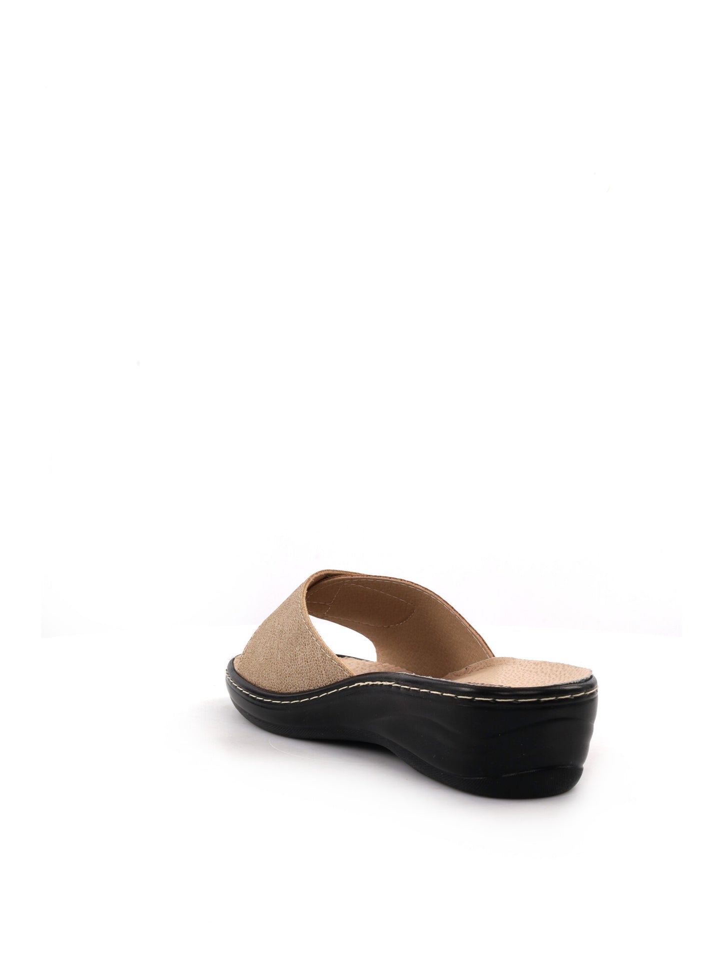 Ciabatte donna Tiglio Artisan in pelle beige con plantare estraibile