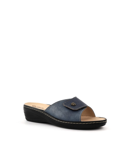 Ciabatte Tiglio Artisan comode e versatili da donna in blu