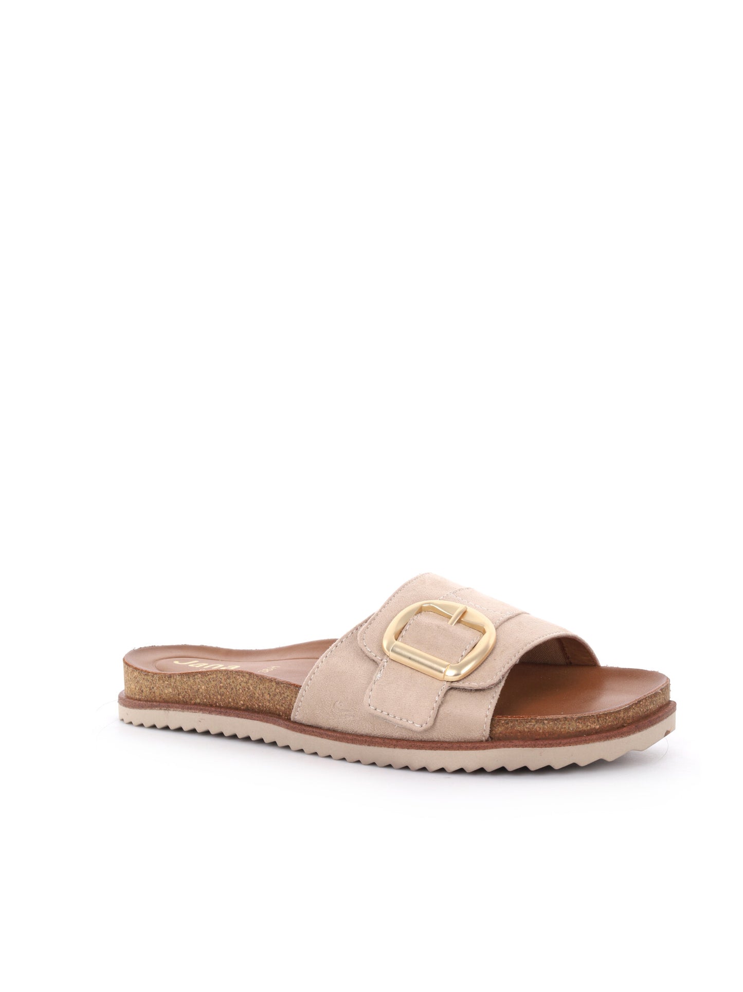 Sandali donna Jana beige con fibbie dorate regolabili