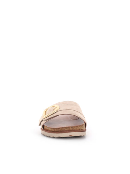 Sandali donna Jana beige con fibbie dorate regolabili