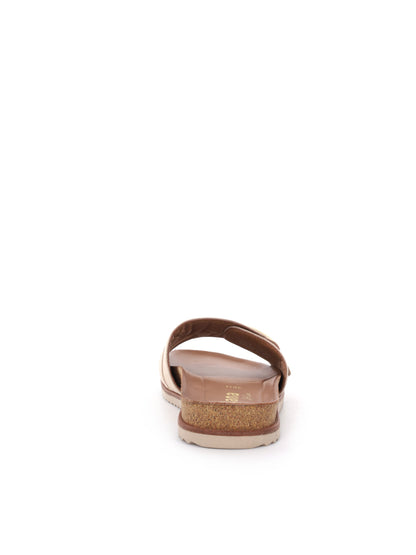 Sandali donna Jana beige con fibbie dorate regolabili