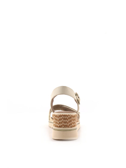 Sandali Jana beige donna con comoda larghezza H