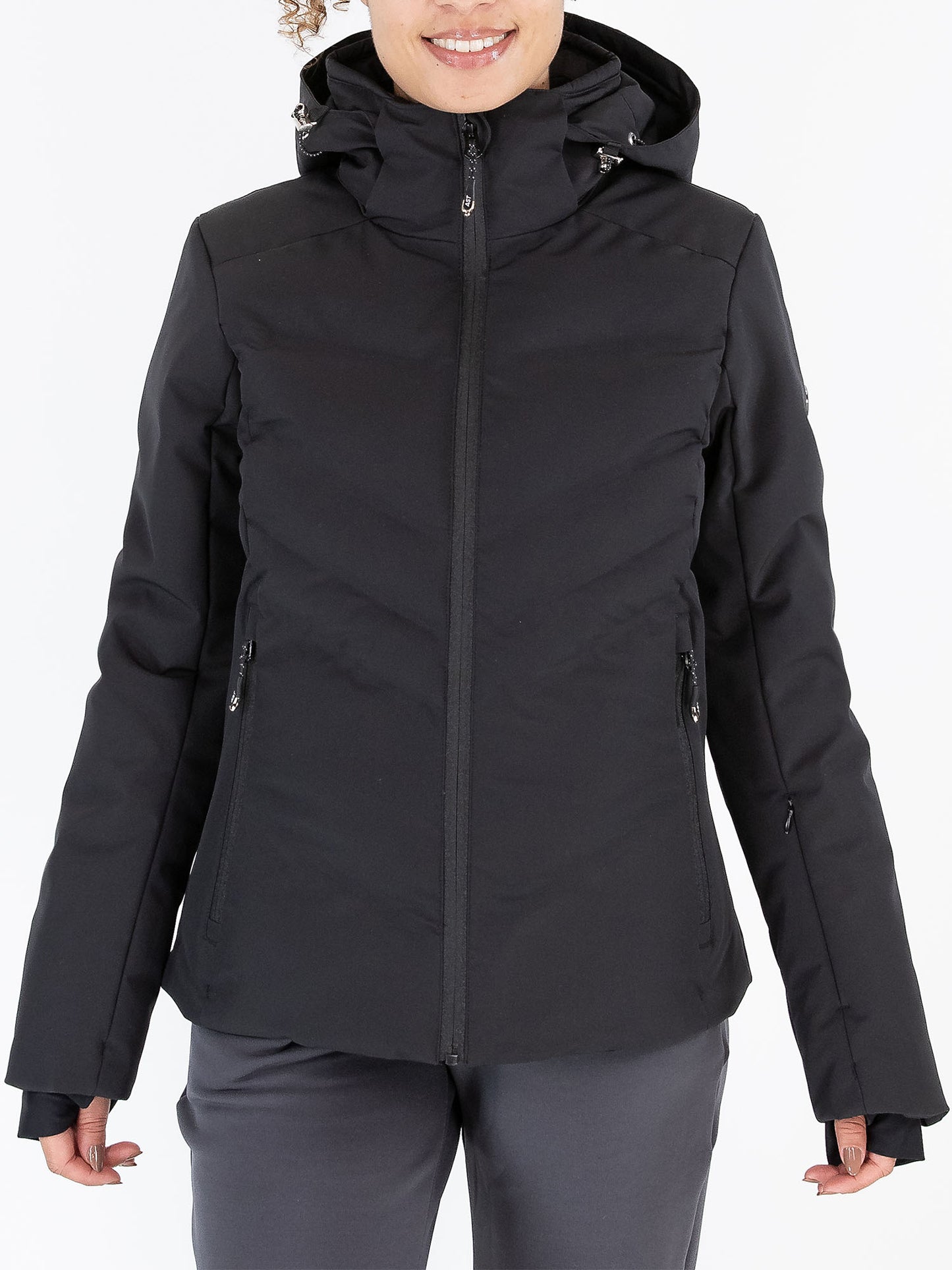 GIACCA SCI ASTROLABIO DA DONNA NERO