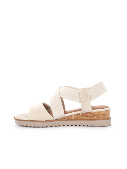 Sandali Jana da donna beige con zeppa comoda