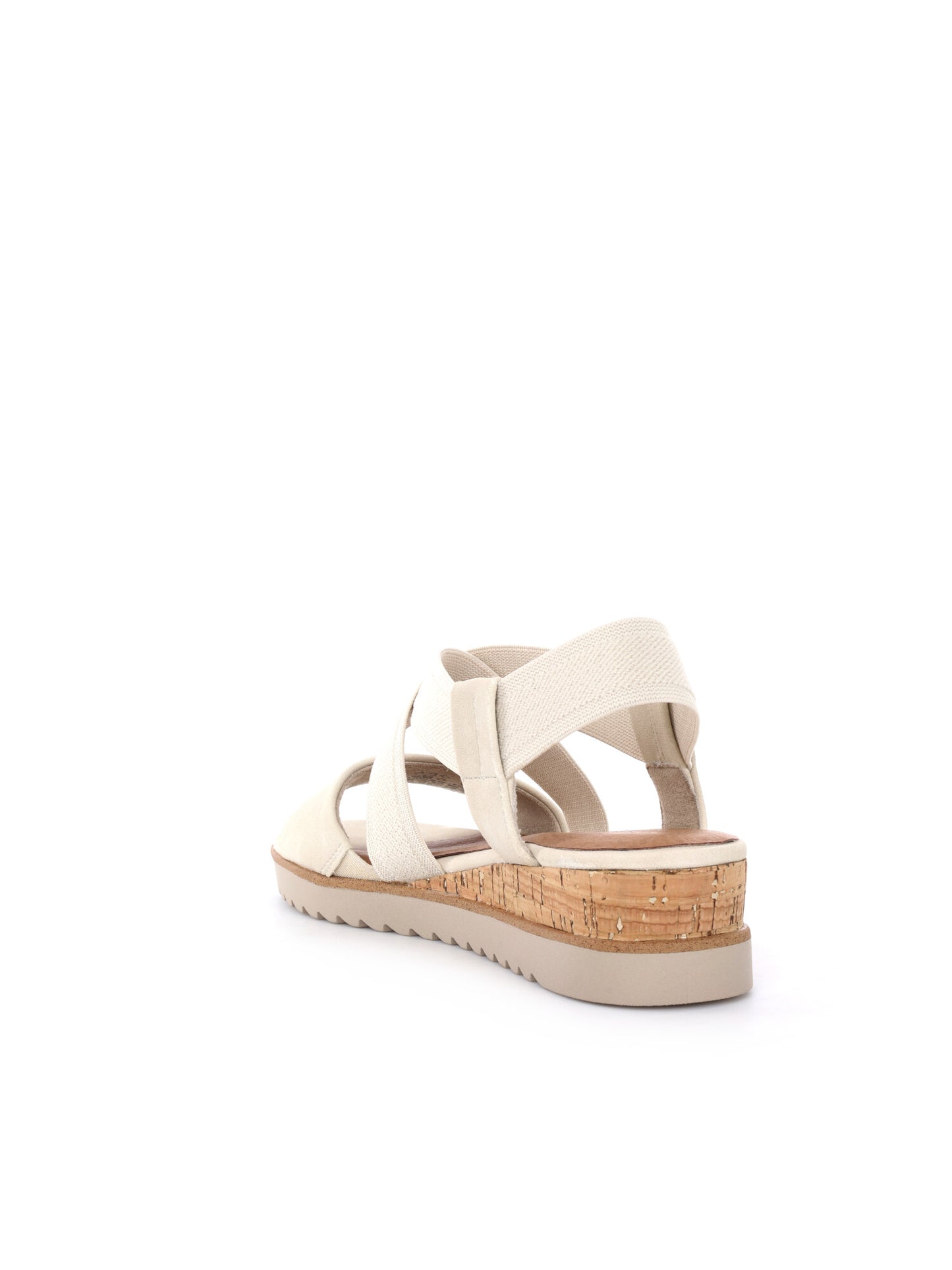 Sandali Jana da donna beige con zeppa comoda