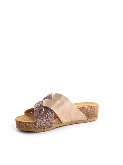 Sandalo Easywalk da donna color argento dal design elegante