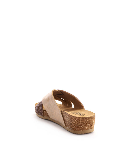 Sandalo Easywalk da donna color argento dal design elegante