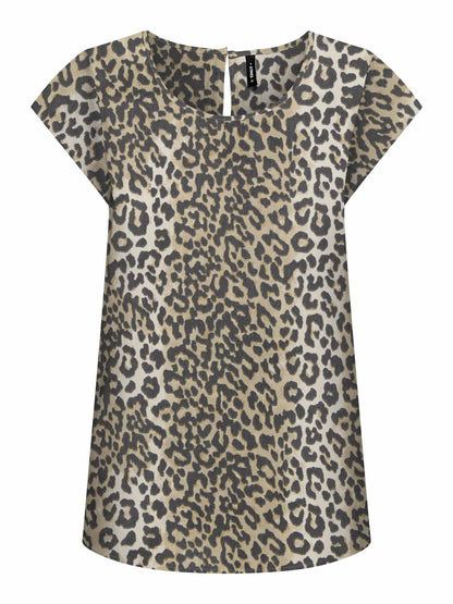 Only Nova, top donna multicolore in viscosa fluida