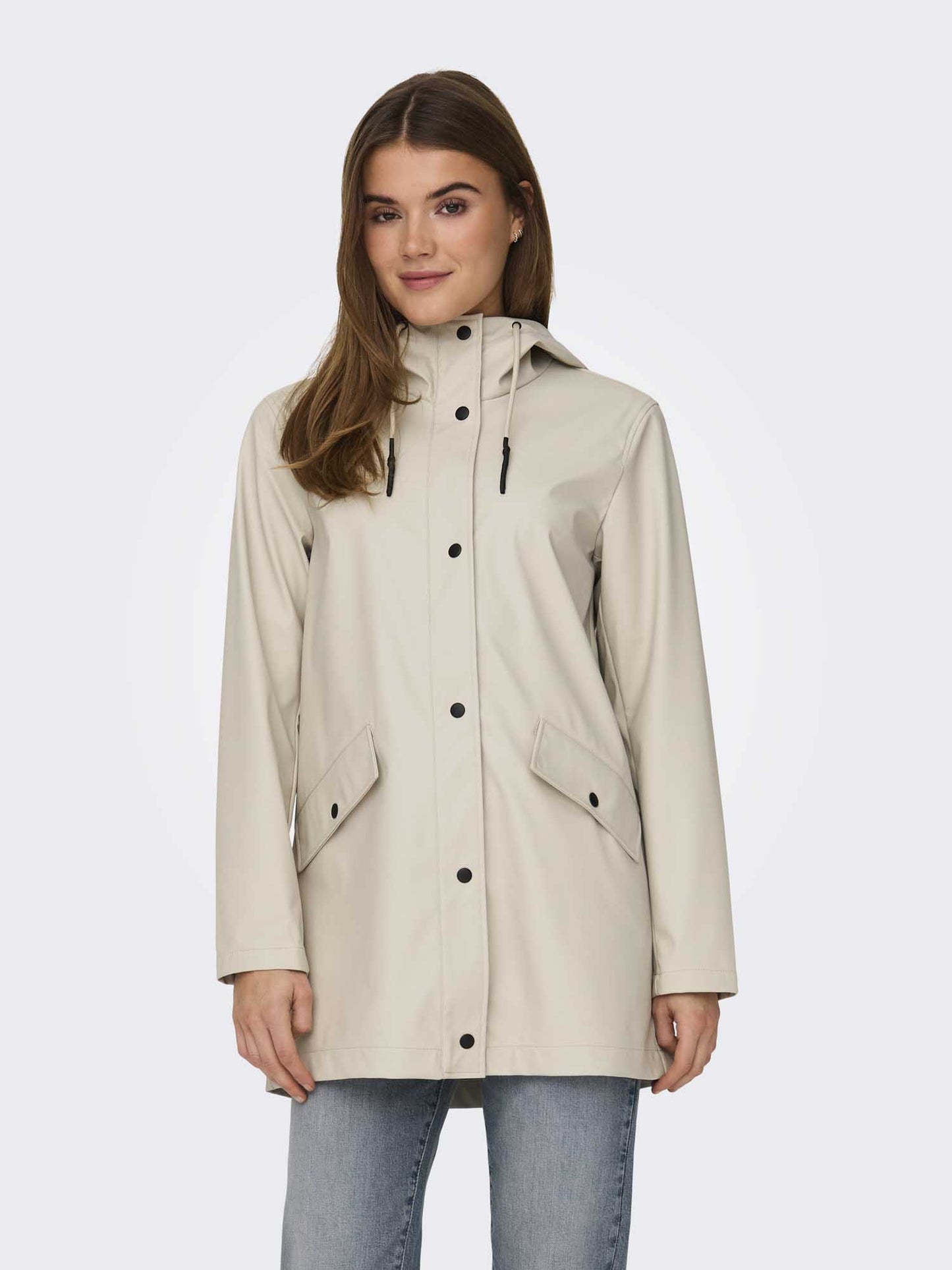 ONLY ELISA RAINCOAT - PANNA