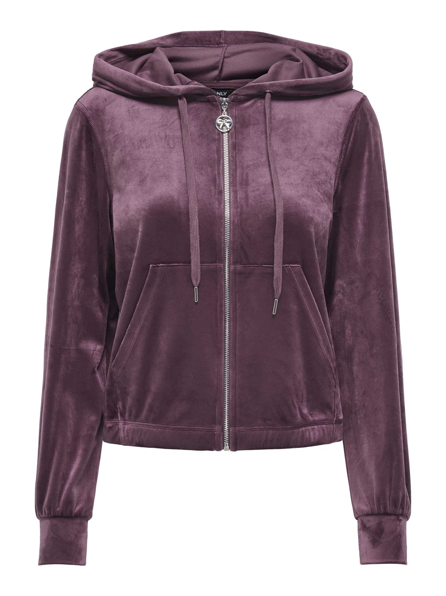 FELPA REBEL ONLY DA RAGAZZA BORDEAUX