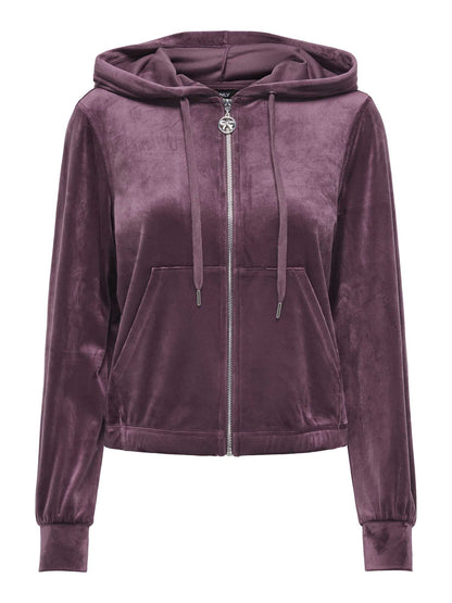 FELPA REBEL ONLY DA RAGAZZA BORDEAUX