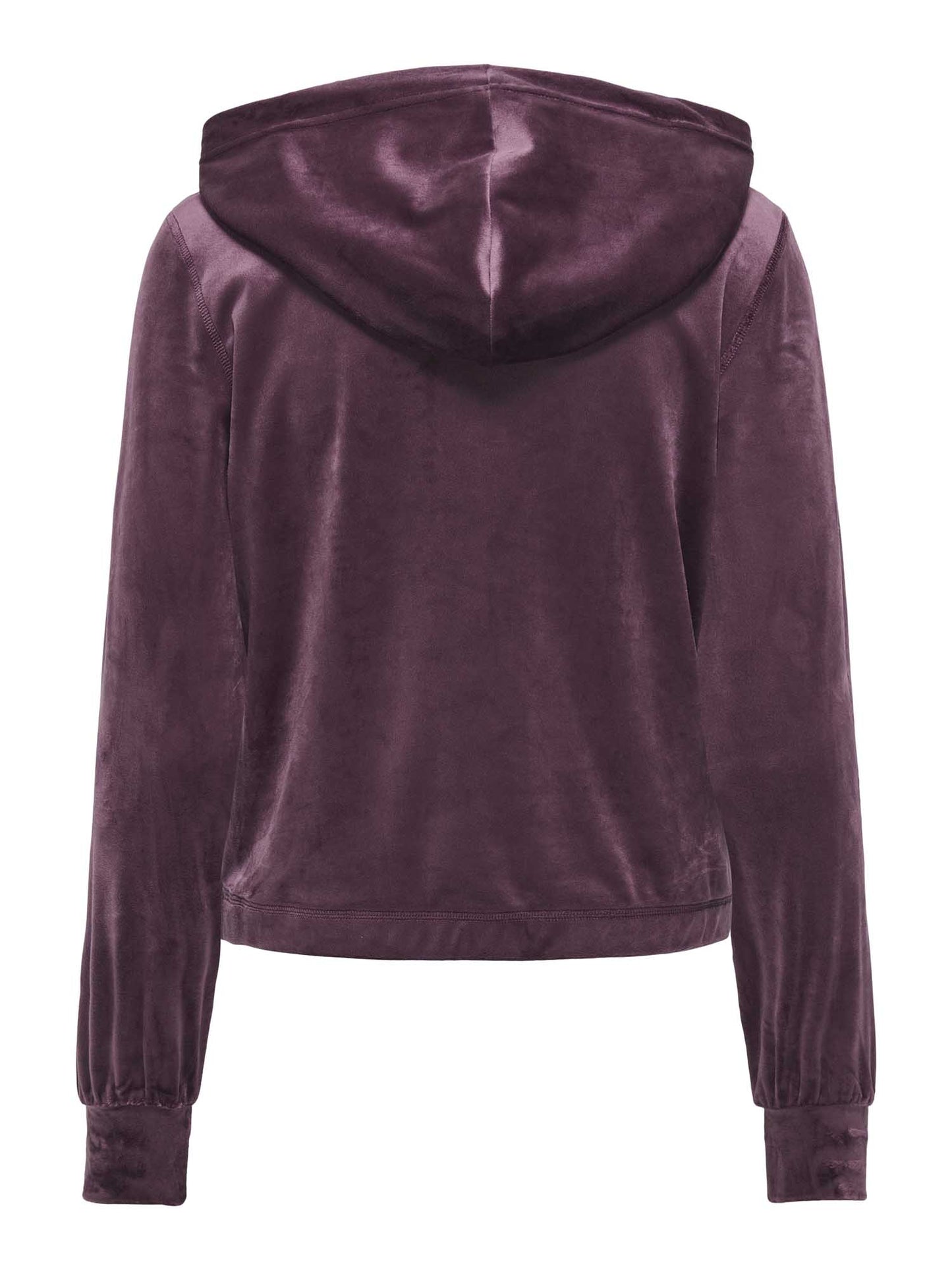 FELPA REBEL ONLY DA RAGAZZA BORDEAUX