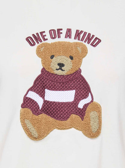 Only Teresa, t-shirt da donna panna