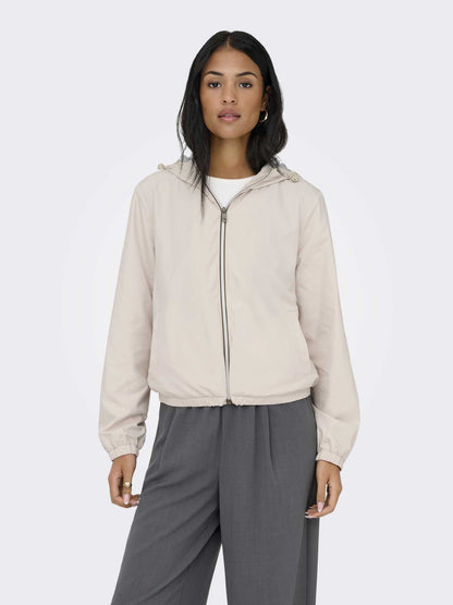 Onlcandy giubbotto unisex in colore pumic versatile e leggero