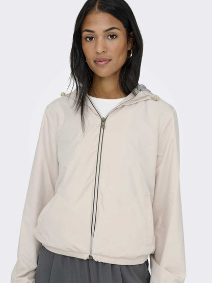 Onlcandy giubbotto unisex in colore pumic versatile e leggero