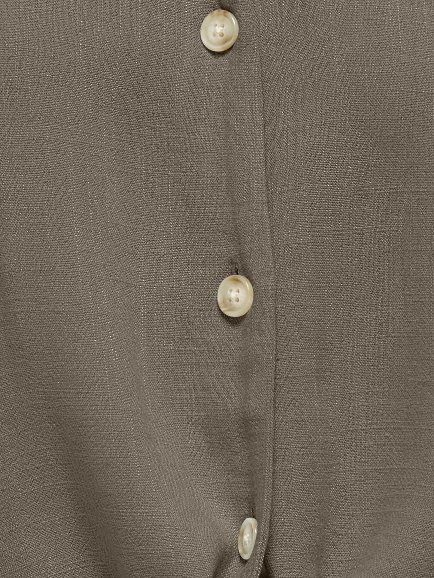 Camicia donna Only Siesta in marrone per primavera-estate