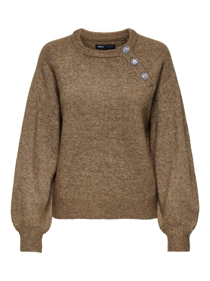 PULLOVER LAUREN ONLY DA RAGAZZA BEIGE