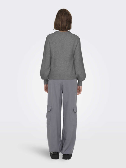 PULLOVER LAUREN ONLY DA RAGAZZA GRIGIO