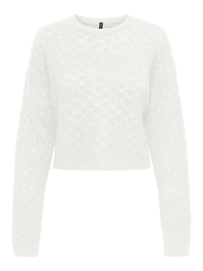 ONLY MIAMI LS O-NECK - PANNA