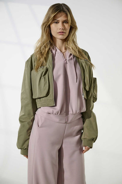 ONLY SAGA BOMBER CC - VERDE