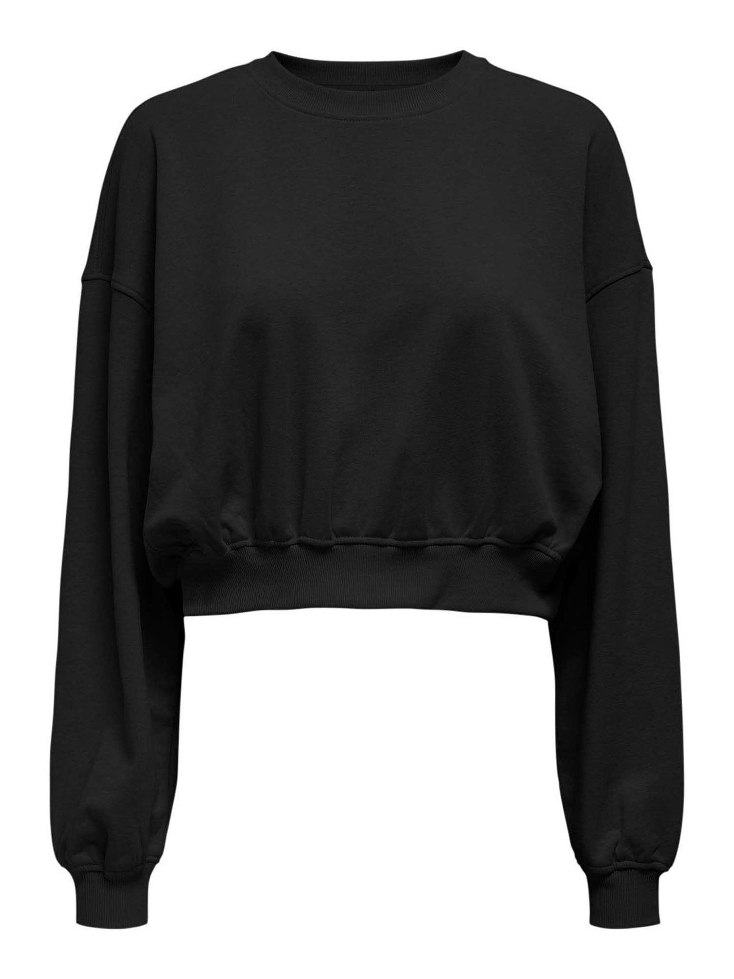 ONLY BELLA L/S CROP - NERO