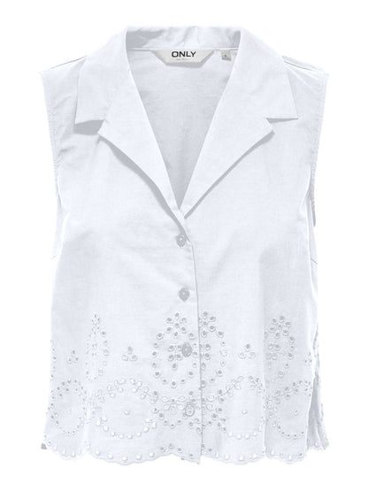 ONLY ROXANNE SL - BIANCO
