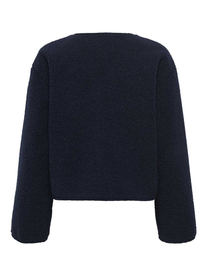 GIUBBINO COCO SHORT TEDDY ONLY DA DONNA BLU