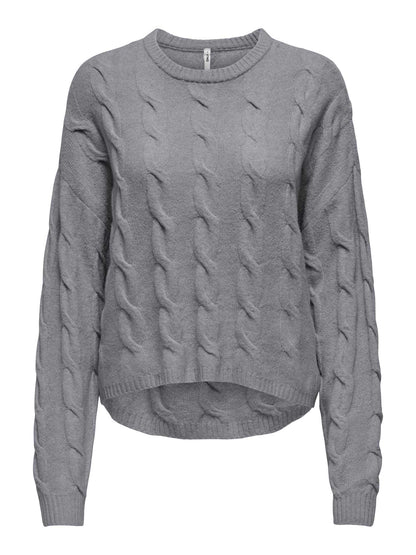 PULLOVER JEANETT ONLY DA DONNA GRIGIO