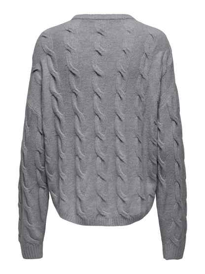 PULLOVER JEANETT ONLY DA DONNA GRIGIO