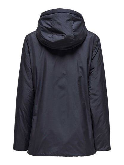 PARKA CON CAPPUCCIO  CANDRA ONLY A DONNA BLU