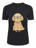 only-baria-t-shirt-maniche-corte-da-donna-nera
