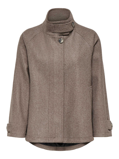 CAPPOTTO A MANTELLA THILDE ONLY DA RAGAZZA BEIGE