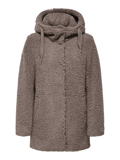 CAPPOTTO MINA TEDDY ONLY DA DONNA BEIGE