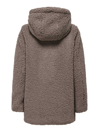 CAPPOTTO MINA TEDDY ONLY DA DONNA BEIGE