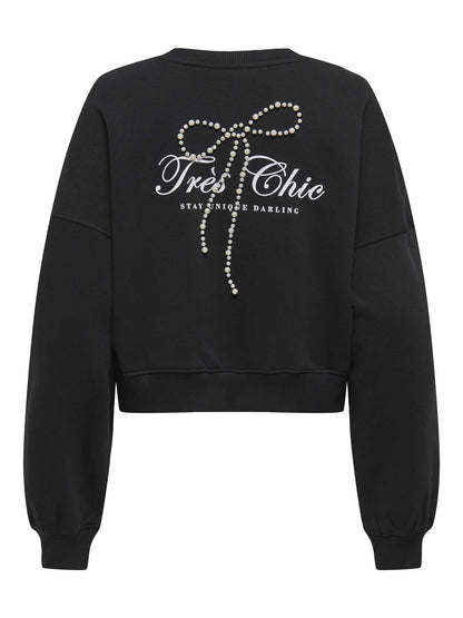 FELPA KIARA ONLY DA DONNA NERO