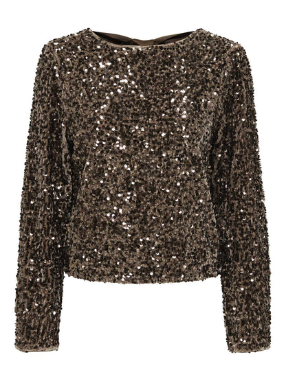 BLOUSA ELEGANTE CON FIOCCO ONLY DA RAGAZZA BRONZO