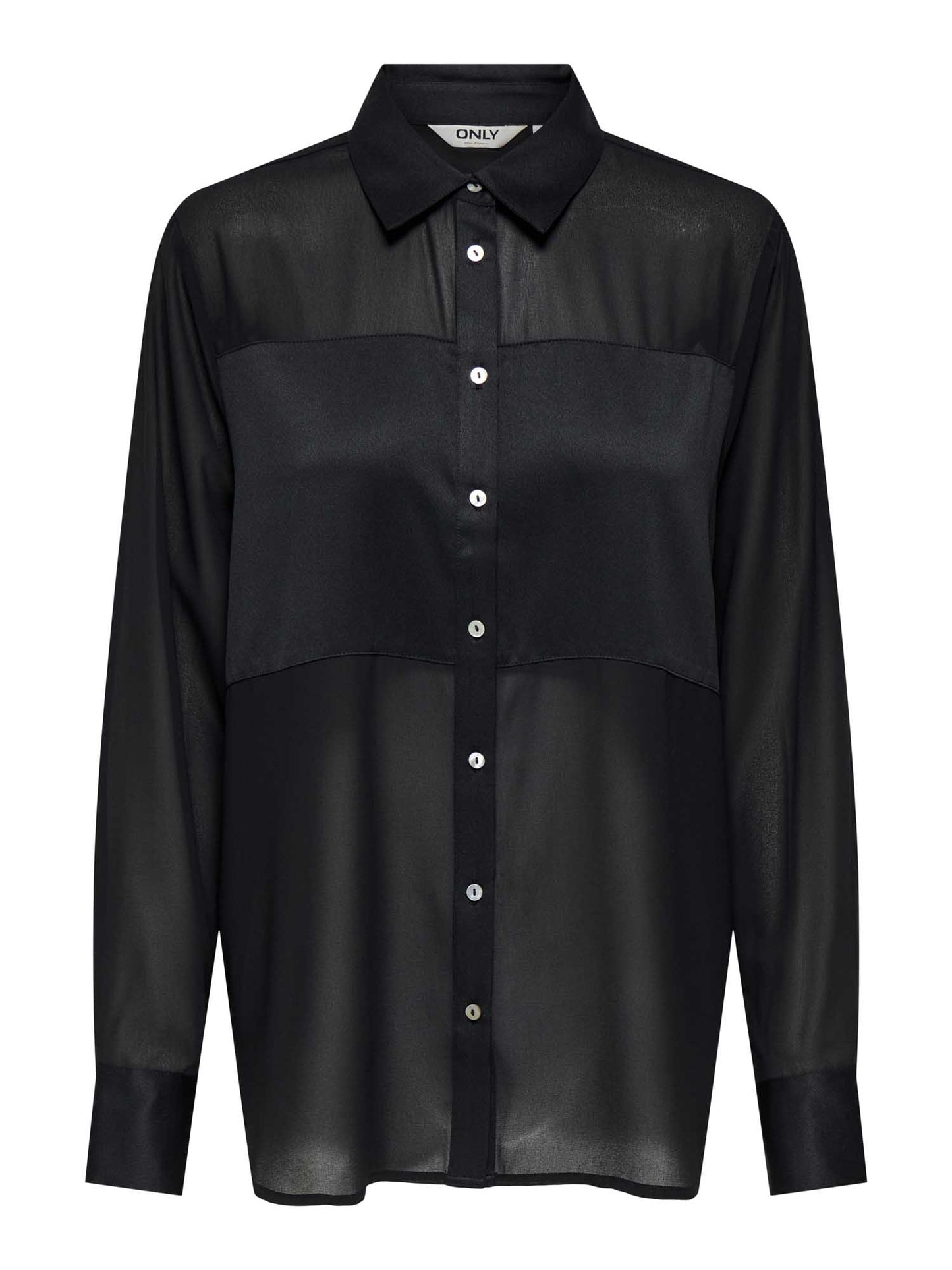 CAMICIA STAR LIFE ONLY DA RAGAZZA NERO