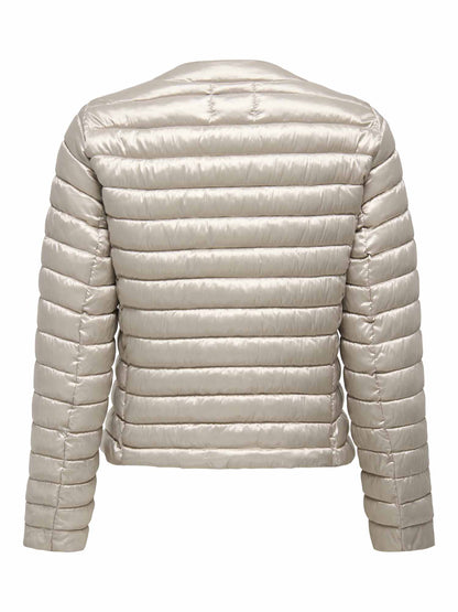 Giubbotto da donna Only beige pumic versatile e casual