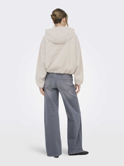 Only Onlcamille, giubbotto corto unisex adulto blu moonbeam