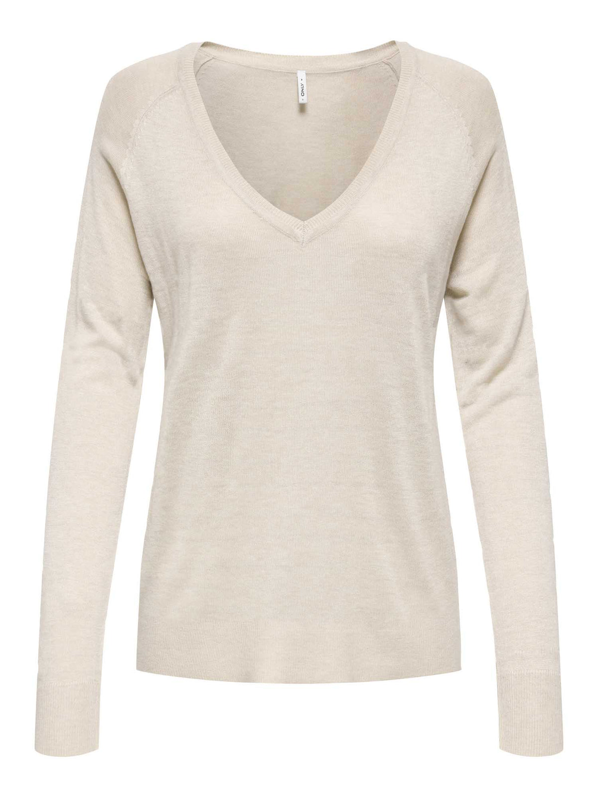 Only vienna maglia da donna beige