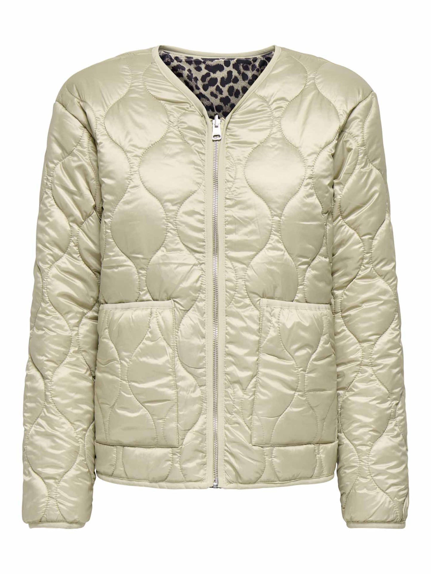 Giubbotto donna Only con stampa leopardata per un look casual