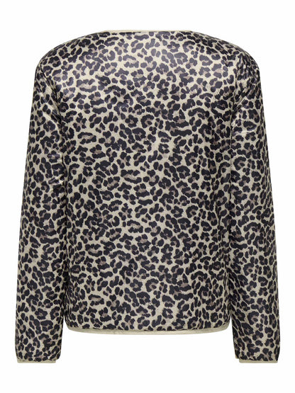 Giubbotto donna Only con stampa leopardata per un look casual