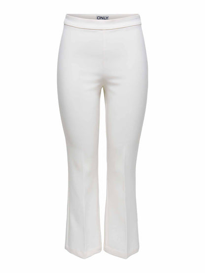 Pantaloni donna Only Astrid in crema per la primavera-estate