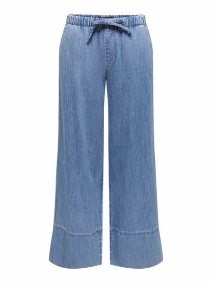 Only Leola, pantaloni denim da donna dalla vestibilità confortevole