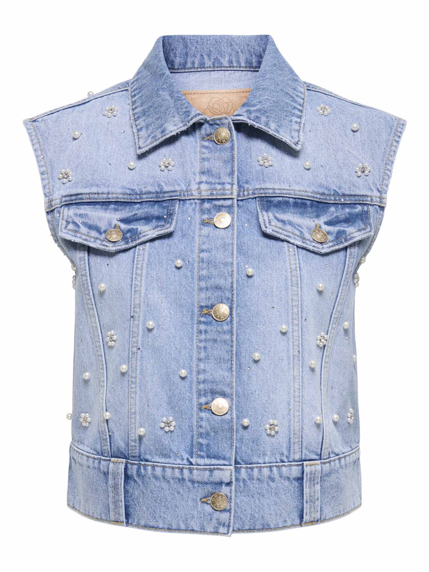 Only Lonur, giubbotto donna in denim per primavera-estate