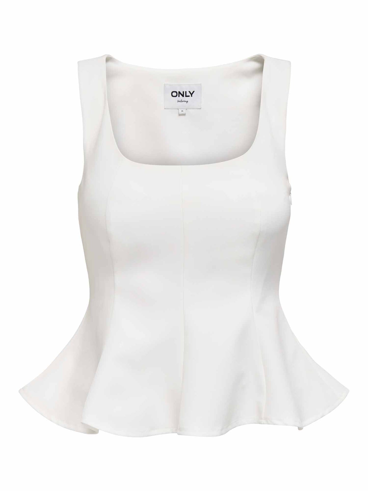 Only Lorleen, canotta donna panna elegante e versatile