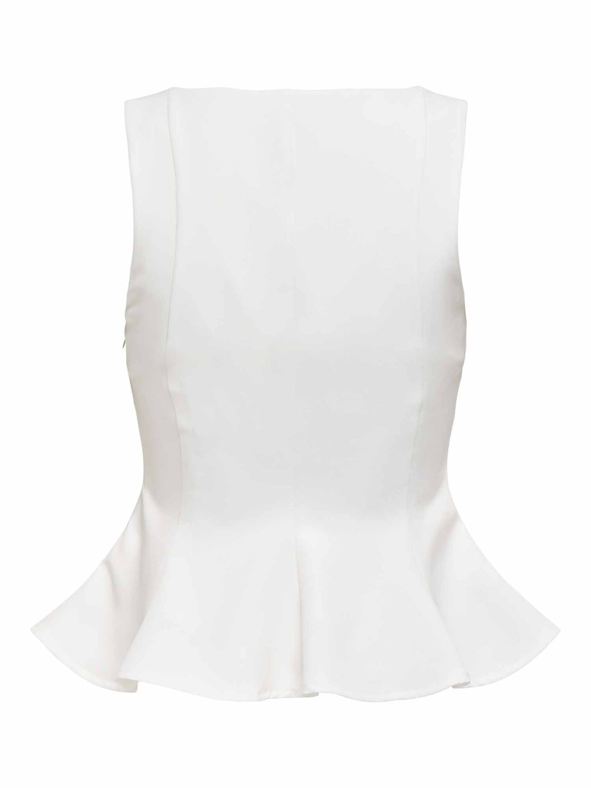 Only lorleen top da donna panna