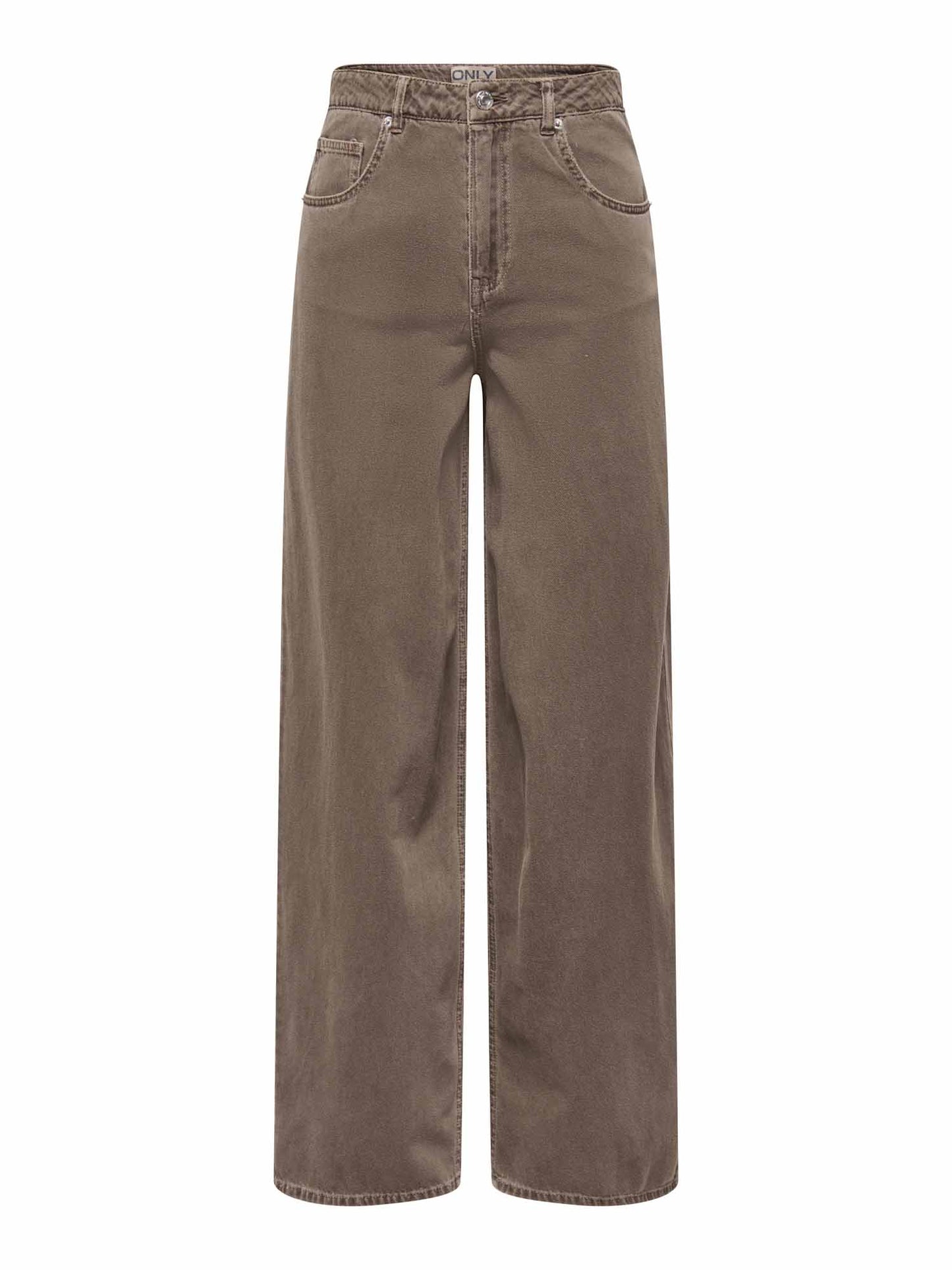 Jeans Only Rainfall da donna in denim marrone dal look contemporaneo